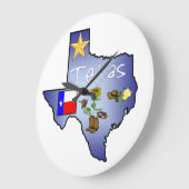 Horloge murale du Texas (Angle)