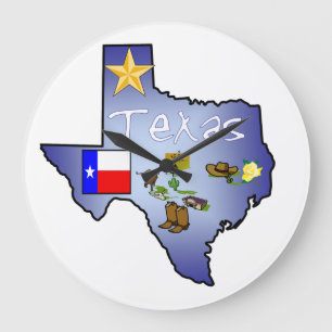 Horloge murale du Texas