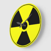 Horloge murale du trefle nucléaire (Angle)