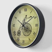 Horloge murale du Vélo antique (Angle)