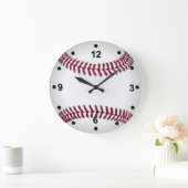Horloge murale du ventilateur de baseball (Maison)