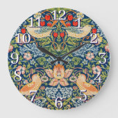 Horloge murale du voleur de fraises William Morris (Recto)