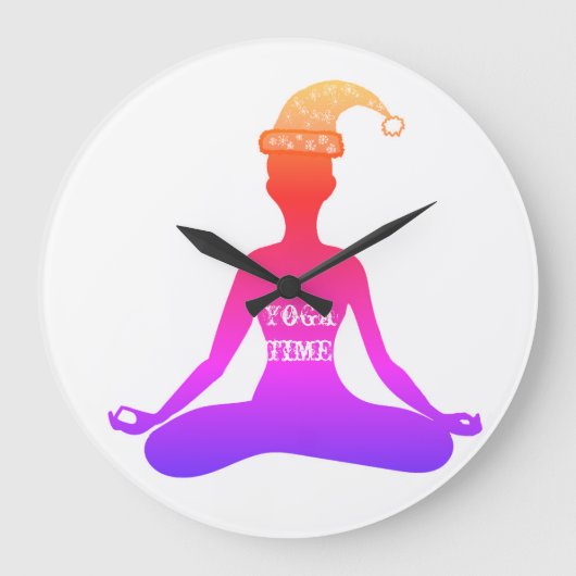 Horloge murale du Yoga (Recto)