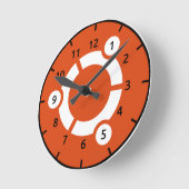 Horloge murale d'Ubuntu (Angle)