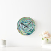 Horloge murale Echeveria Succulente (Maison)