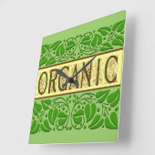 Horloge murale écologique (Angle)