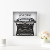 Horloge murale Edgar Allan Poe (Maison)