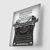 Horloge murale Edgar Allan Poe (Angle)