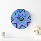 Horloge murale Electric Blue Explosion (Maison)