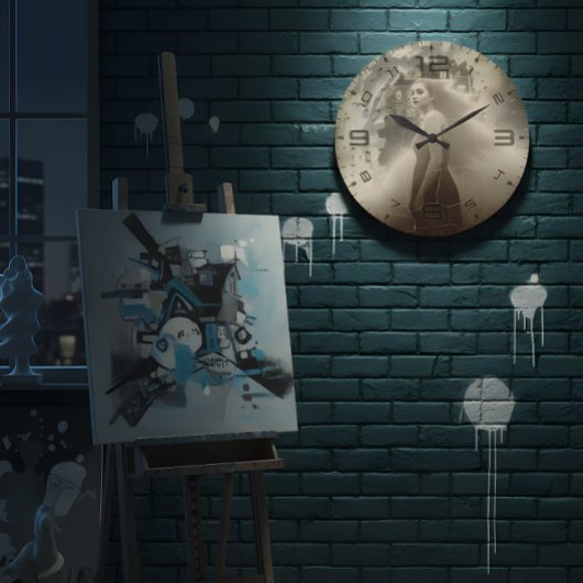 Horloge murale Élégance Hantée