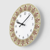 Horloge murale élégante Art Déco (Angle)
