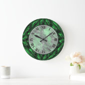 Horloge murale Emerald Green Faux (Maison)