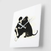 Horloge murale en acrylique (Angle)