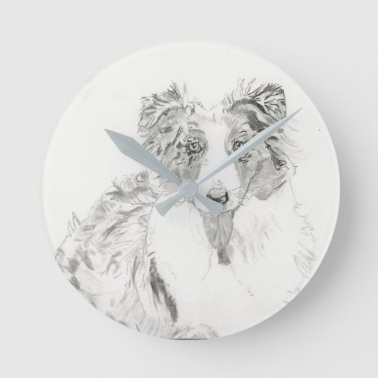 Horloge murale en acrylique (Recto)