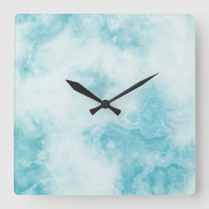 Horloge murale en acrylique Carré de 10,75 po