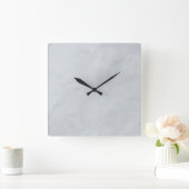 Horloge murale en acrylique Carré de 10,75 po (Maison)