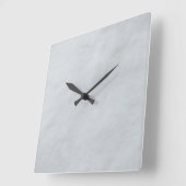 Horloge murale en acrylique Carré de 10,75 po (Angle)