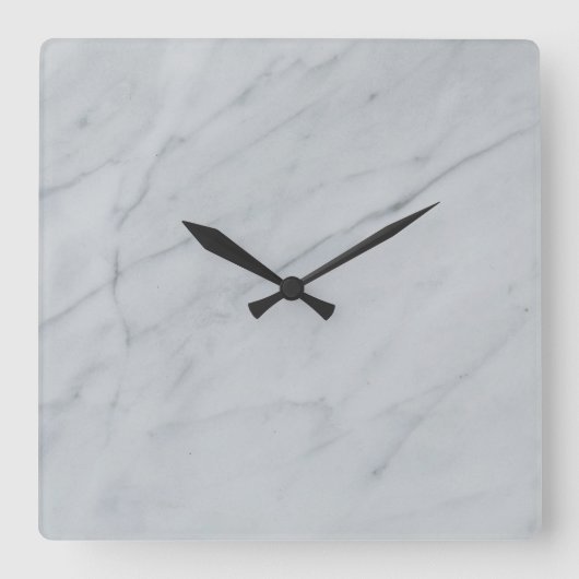 Horloge murale en acrylique Carré de 10,75 po (Recto)