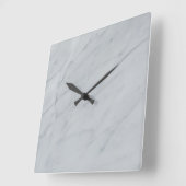 Horloge murale en acrylique Carré de 10,75 po (Angle)