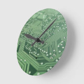 Horloge murale en acrylique Computer Techie (Angle)