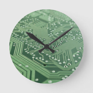 Horloge murale en acrylique Computer Techie