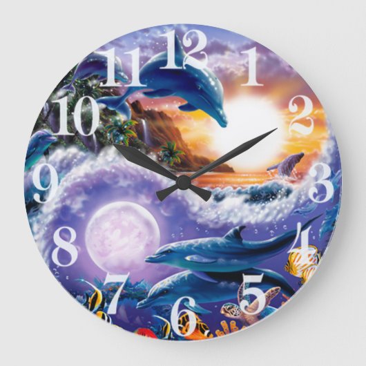 Horloge murale en acrylique de rêve (Recto)