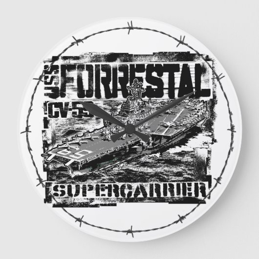 Horloge murale en acrylique forrestale (Recto)