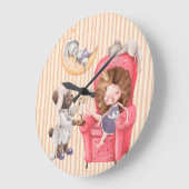 Horloge murale en acrylique pour la nurserie de la (Angle)