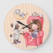 Horloge murale en acrylique pour la nurserie de la (Recto)
