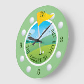 Horloge murale en acrylique Que Le Parcours Soit A (Angle)