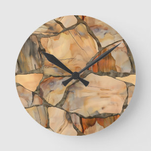 Horloge murale en acrylique ronde 8 pouces personn