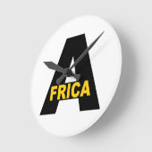Horloge murale en acrylique Ronde  Design AFRICA (Angle)