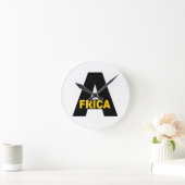 Horloge murale en acrylique Ronde  Design AFRICA (Maison)