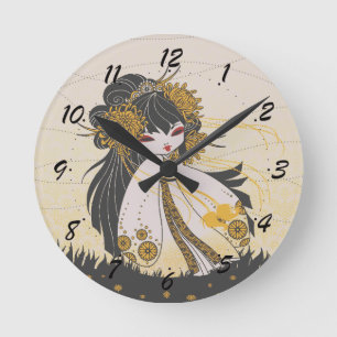 Horloge murale en acrylique, Ronde (Medium)