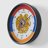 Horloge murale en Arménie (Angle)