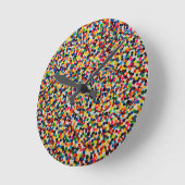 Horloge murale en art nu (Angle)