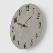 Horloge murale en béton cool (Angle)