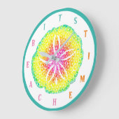 Horloge murale en dollars de sable (Angle)