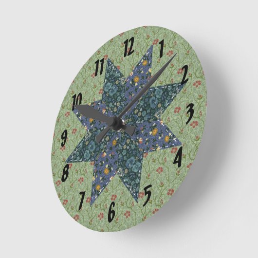 Horloge murale en étoile (Angle)