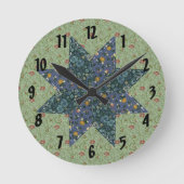 Horloge murale en étoile (Recto)