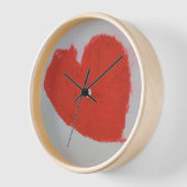 Horloge murale en forme de cœur (Angle)