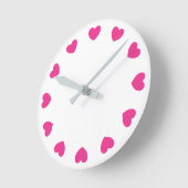 Horloge murale en forme de cœur (Angle)