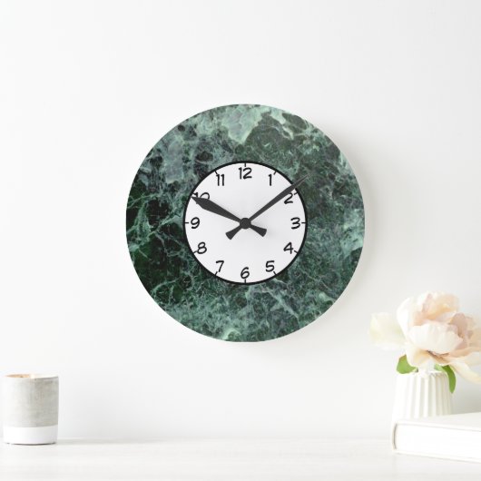 horloge murale en marbre vert (Maison)