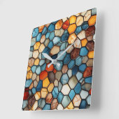 Horloge murale en mosaïque (Angle)