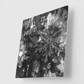 Horloge murale en nuances de gris (Angle)