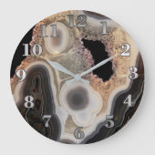 Horloge murale en pierre d'âge (Recto)