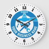 Horloge murale en plomberie (Recto)