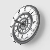 Horloge murale en spirale romaine (Angle)