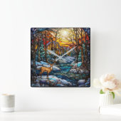 Horloge murale en verre verni (Maison)