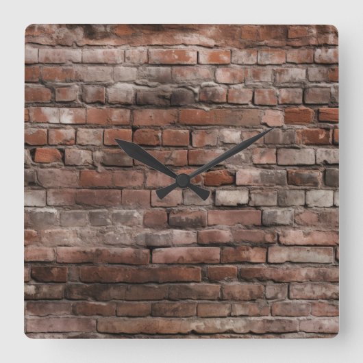 Horloge murale en vieille brique (Recto)